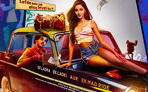 Poster of Maqbool Khan`s Bollywood action-comedy film, `Khaali Peeli` (Release - October 02, 2020)